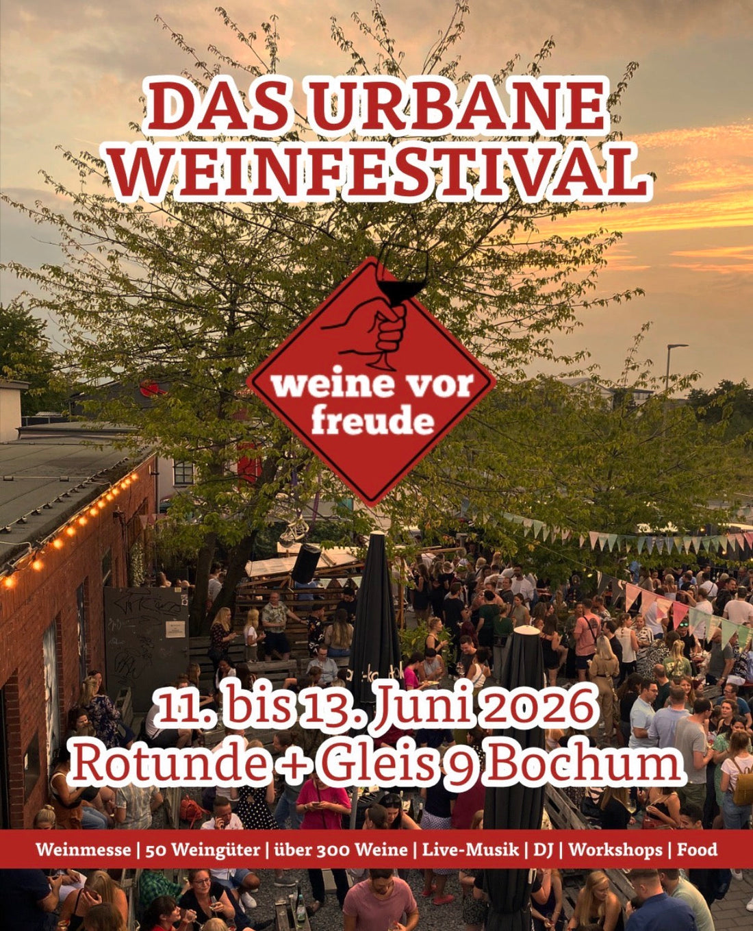 Bochum, wir sind wieder da! Weine vor Freude 2026