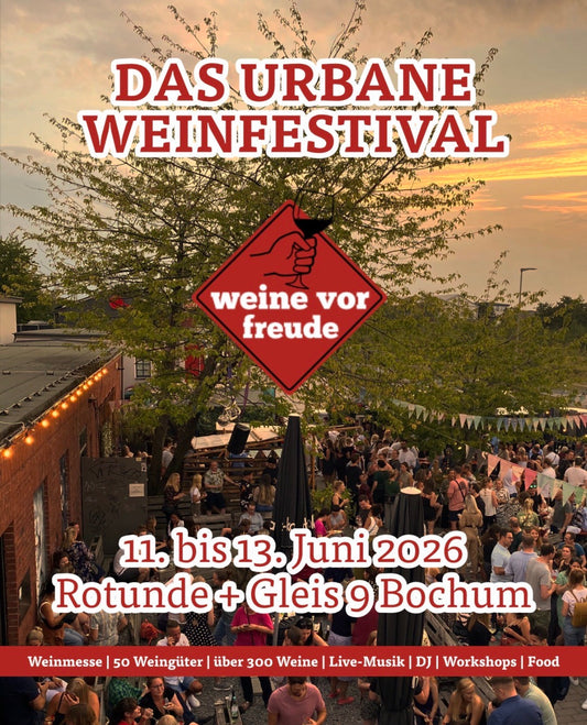 Bochum, wir sind wieder da! Weine vor Freude 2026