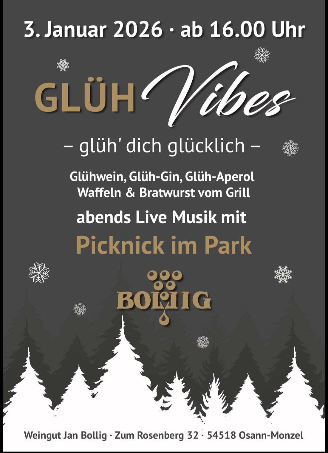 GlühVibes am 03.01.2026 im Weingut