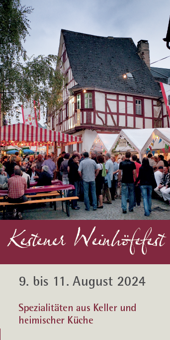 Erlebt das Kestener Weinhöfefest 2024