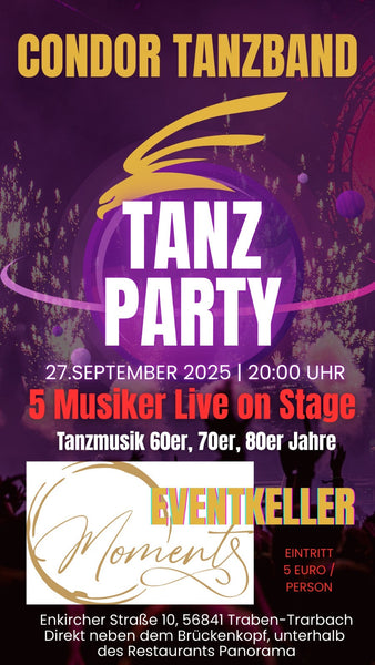 Condor Tanzband - live im Mosel Moments Keller 27.09.2025