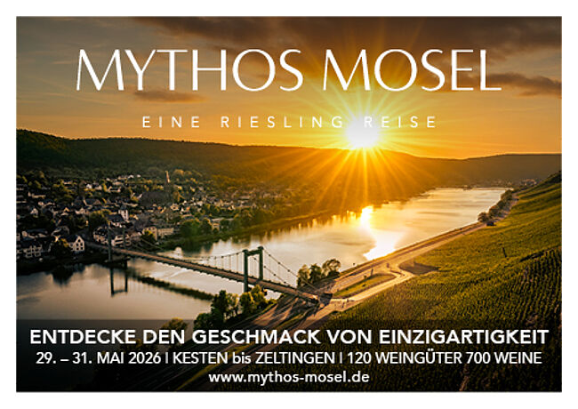 Mythos Mosel 2026 – Wir sind Gastgeber der „Jungen Talente“