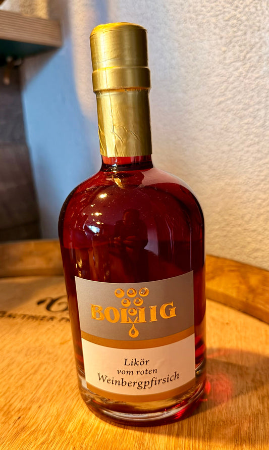 Roter Weinbergpfirsich Likör
